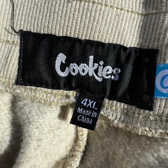 Men's 4XL Cream & Yellow Cookies Shorts - Picture 2 of 3